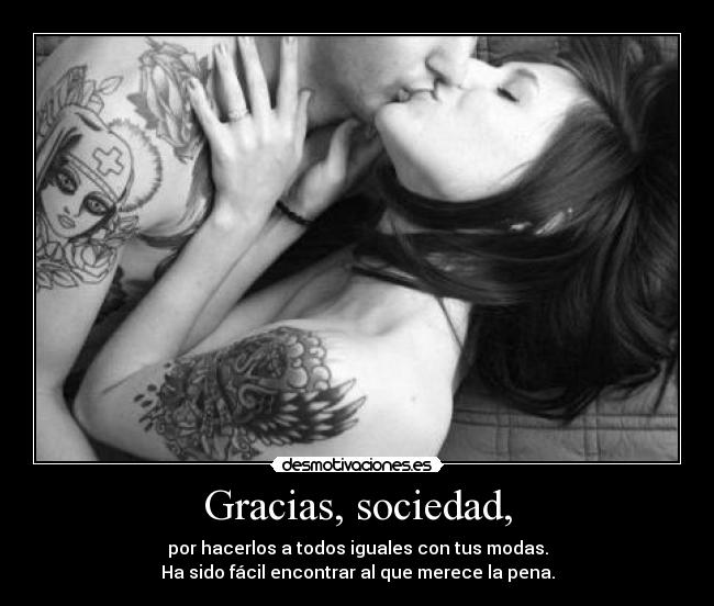 Gracias, sociedad, - 