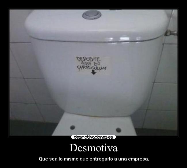 carteles curriculum desmotivaciones