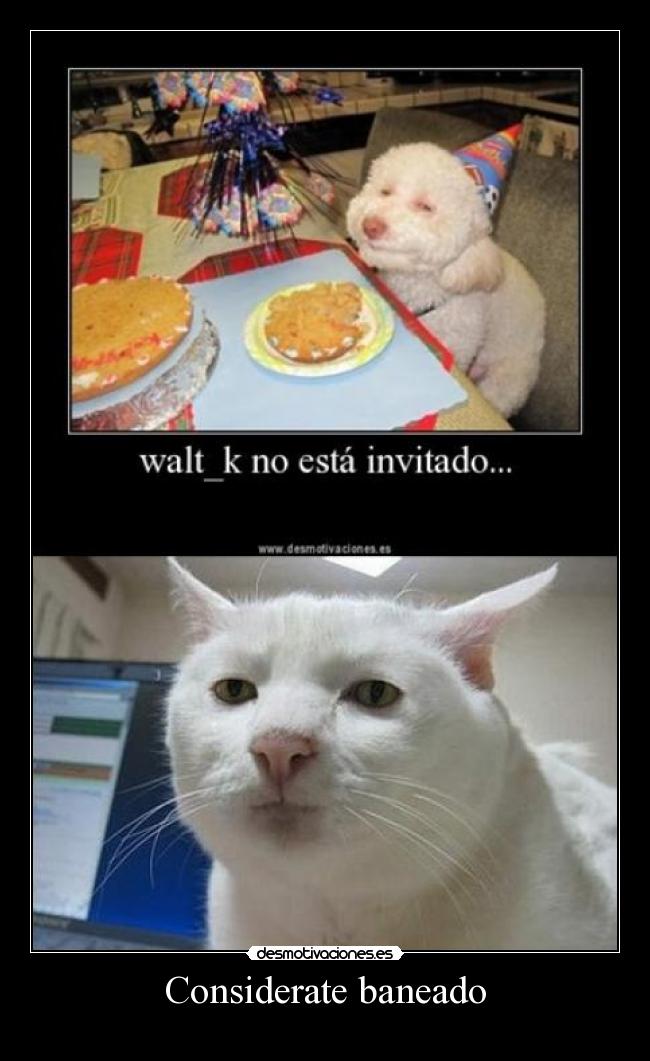 Considerate baneado -