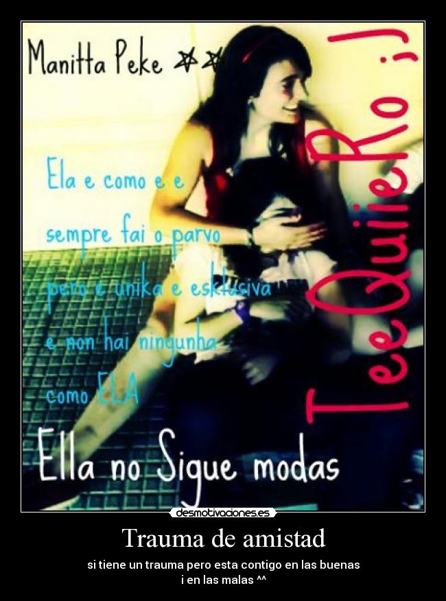 Trauma de amistad - 