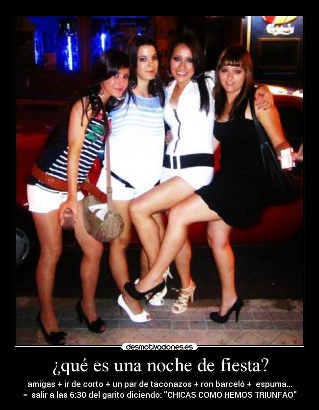 ¿qué es una noche de fiesta? -