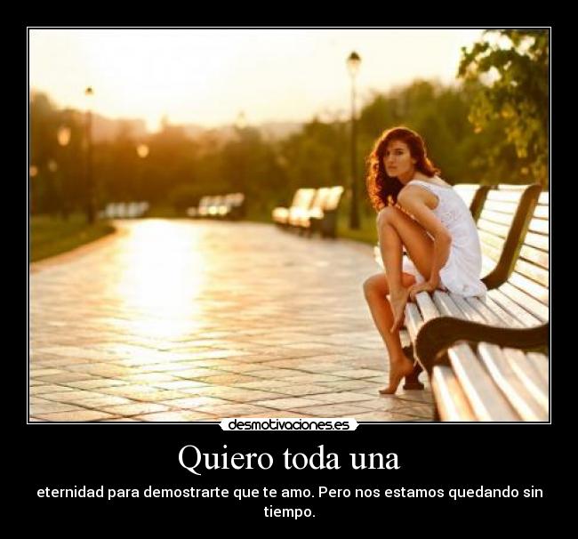 Quiero toda una -