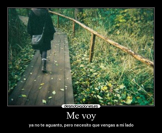 Me voy -
