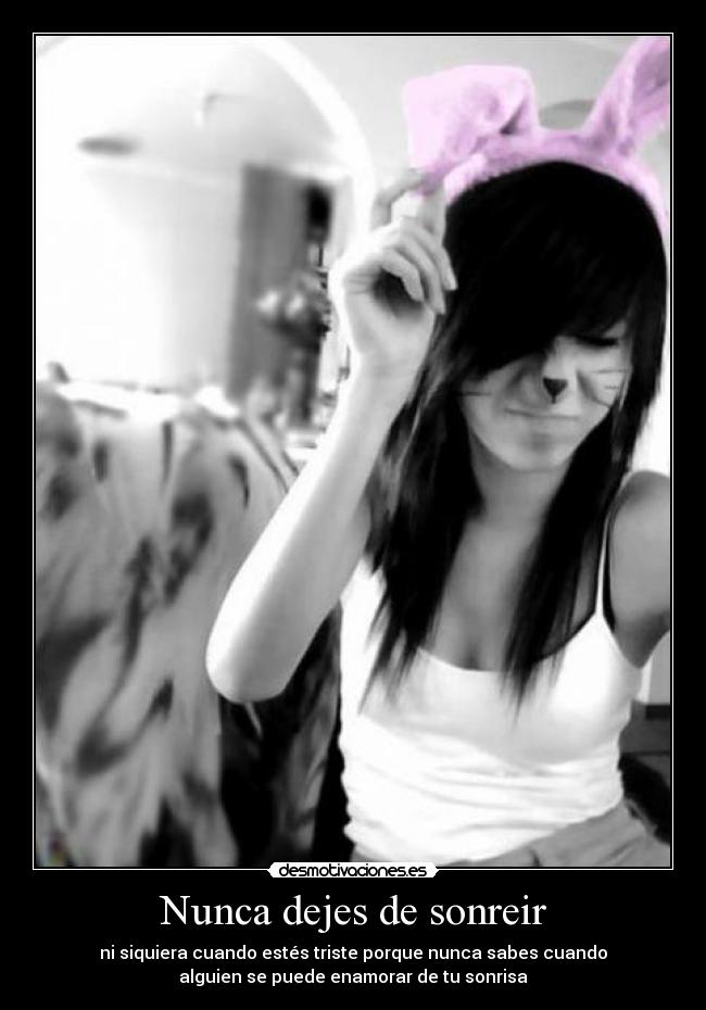 Nunca dejes de sonreir - 