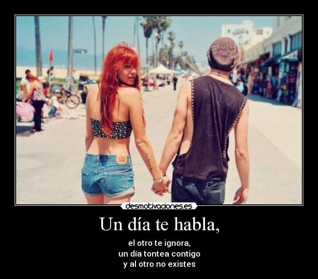 Un día te habla, -