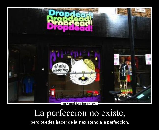 carteles perfeccion desmotivaciones