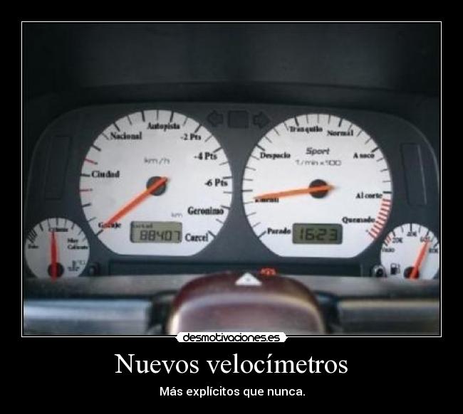 Nuevos velocímetros - 
