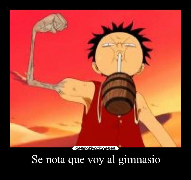 Se nota que voy al gimnasio -