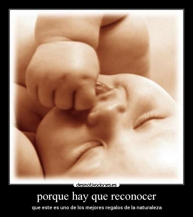 porque hay que reconocer - 
