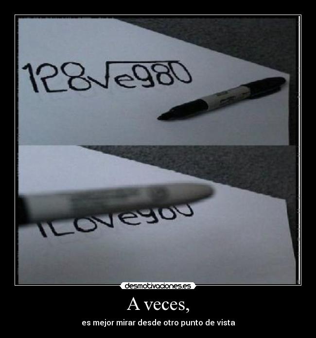 A veces, - 