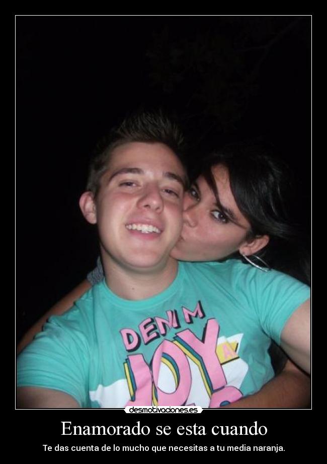 Enamorado se esta cuando -