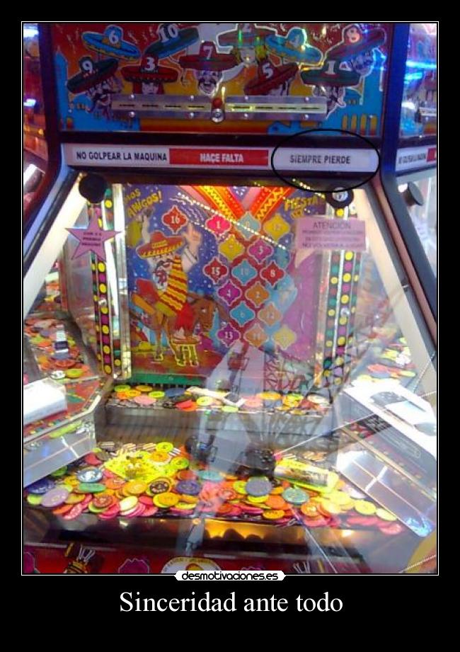 Sinceridad ante todo -