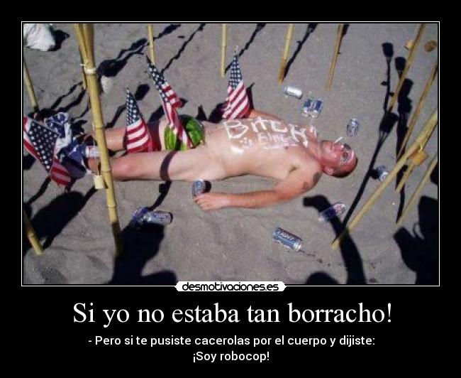 carteles robocop borrachera desmotivaciones