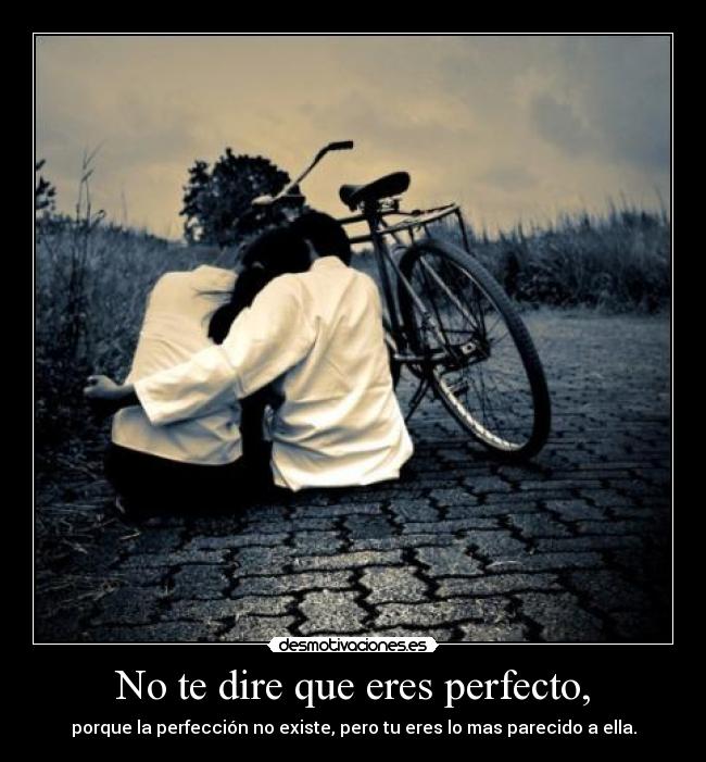 No te dire que eres perfecto, - 