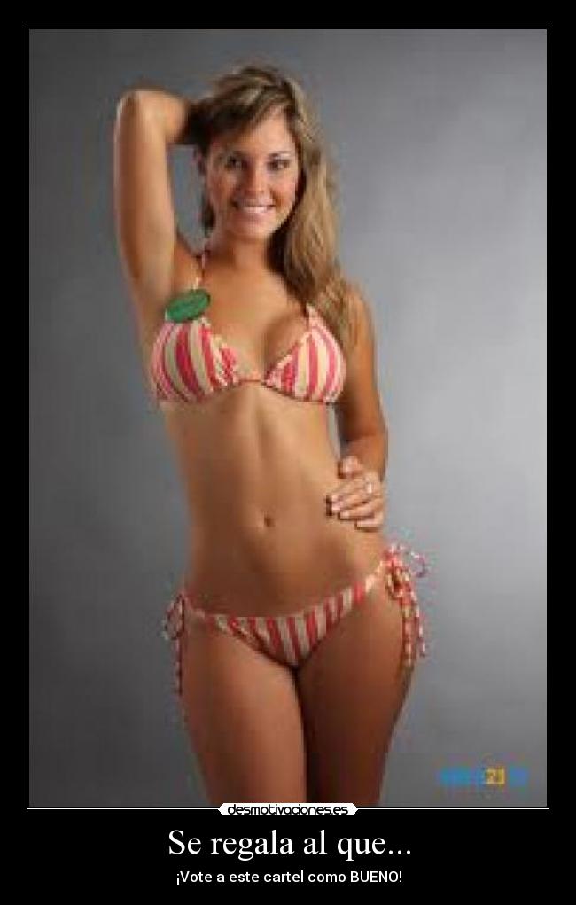 Se regala al que... -