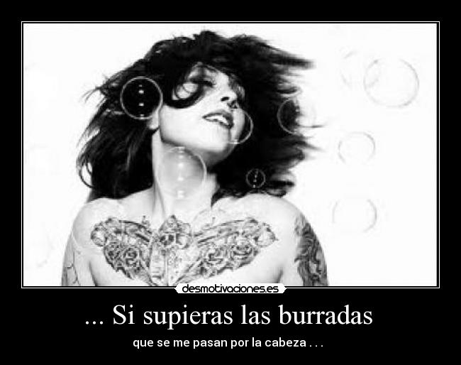 ... Si supieras las burradas  - 