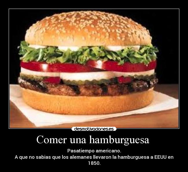 carteles hamburguesa americana creo que desmotivaciones