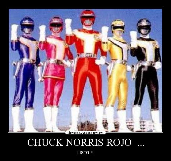 CHUCK NORRIS ROJO  ... - 