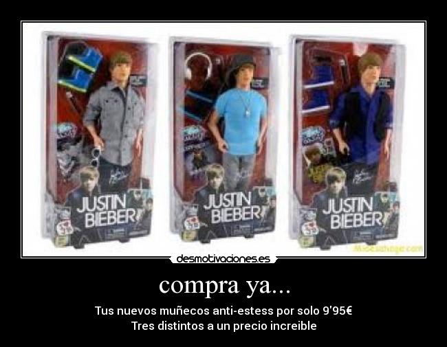 compra ya... - Tus nuevos muñecos anti-estess por solo 995€
Tres distintos a un precio increible