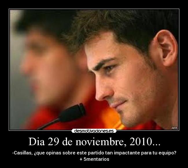 Dia 29 de noviembre, 2010... - 