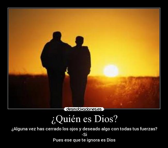 ¿Quién es Dios? - 