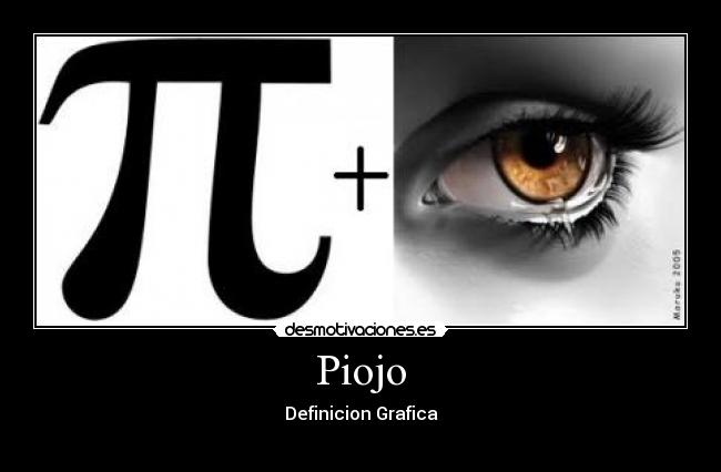 Piojo - Definicion Grafica
