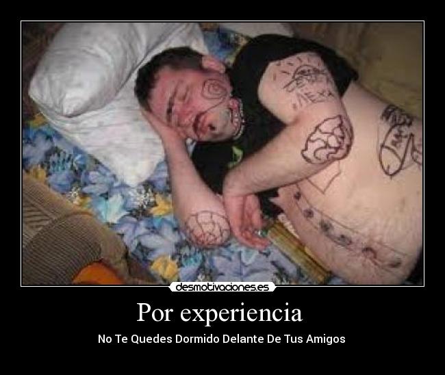 Por experiencia  - 