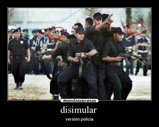 disimular -