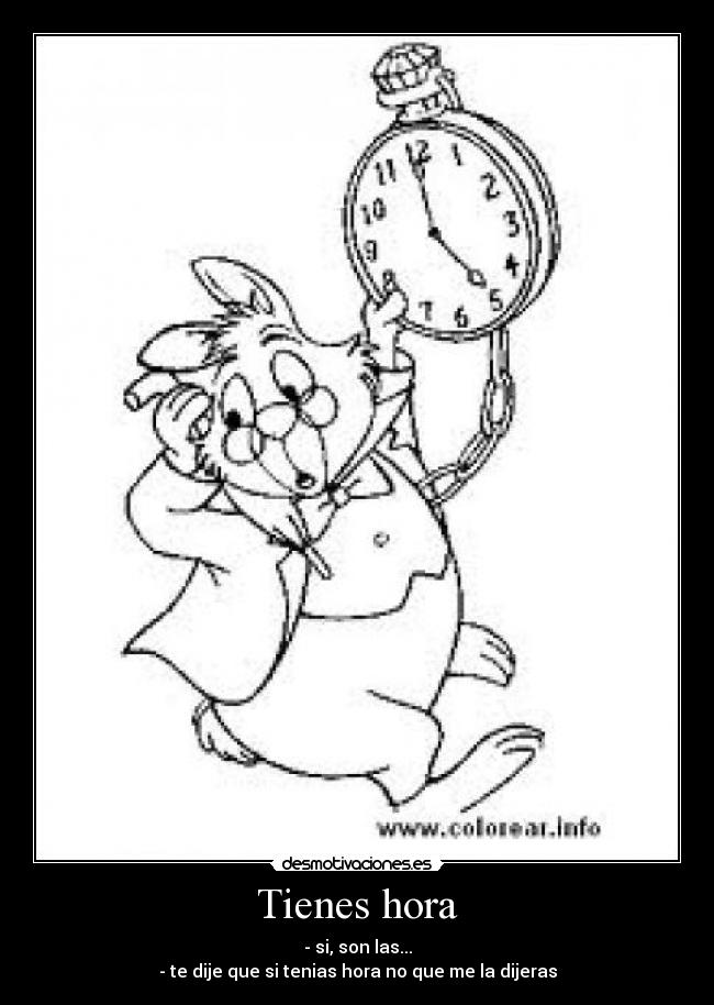 Tienes hora -