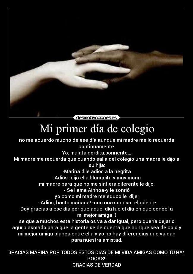 Mi primer día de colegio -