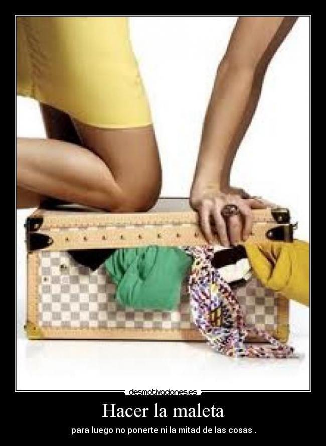 Hacer la maleta - 
