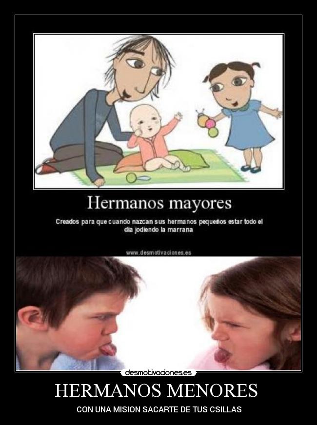 carteles hermanos desmotivaciones
