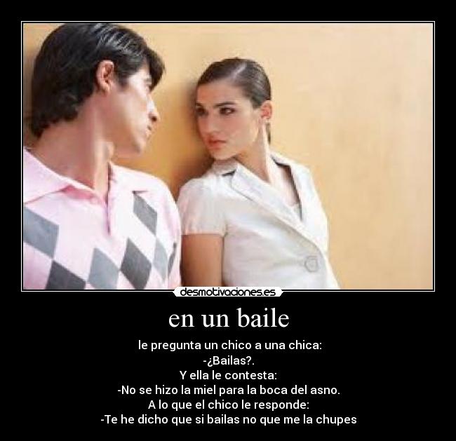 en un baile -