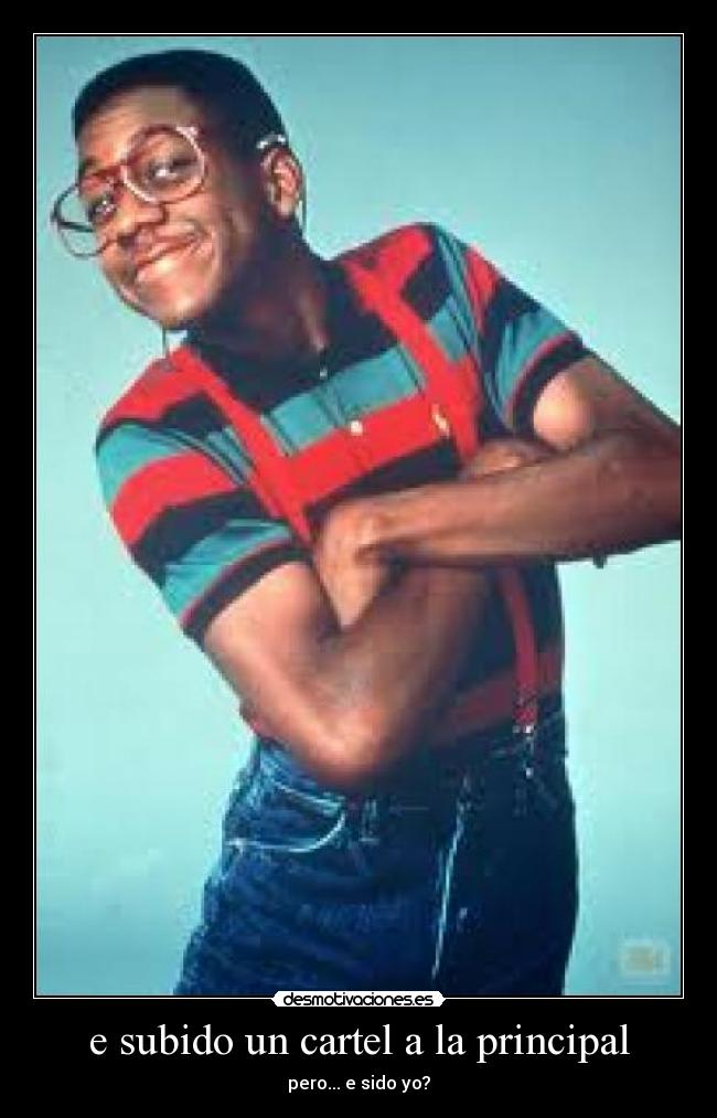 e subido un cartel a la principal - pero... e sido yo?