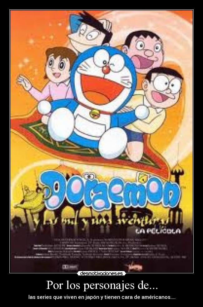 Por los personajes de... -