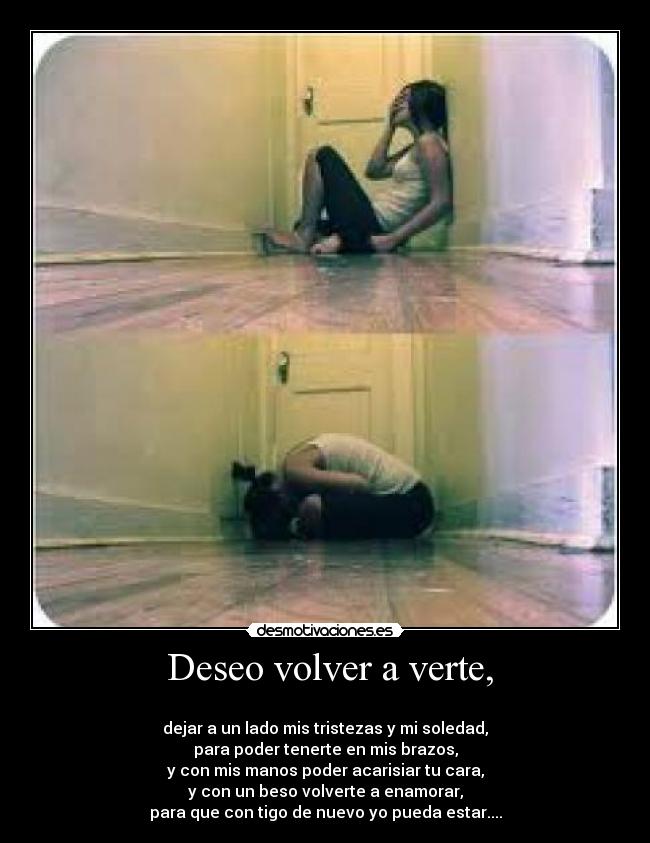  Deseo volver a verte, - 