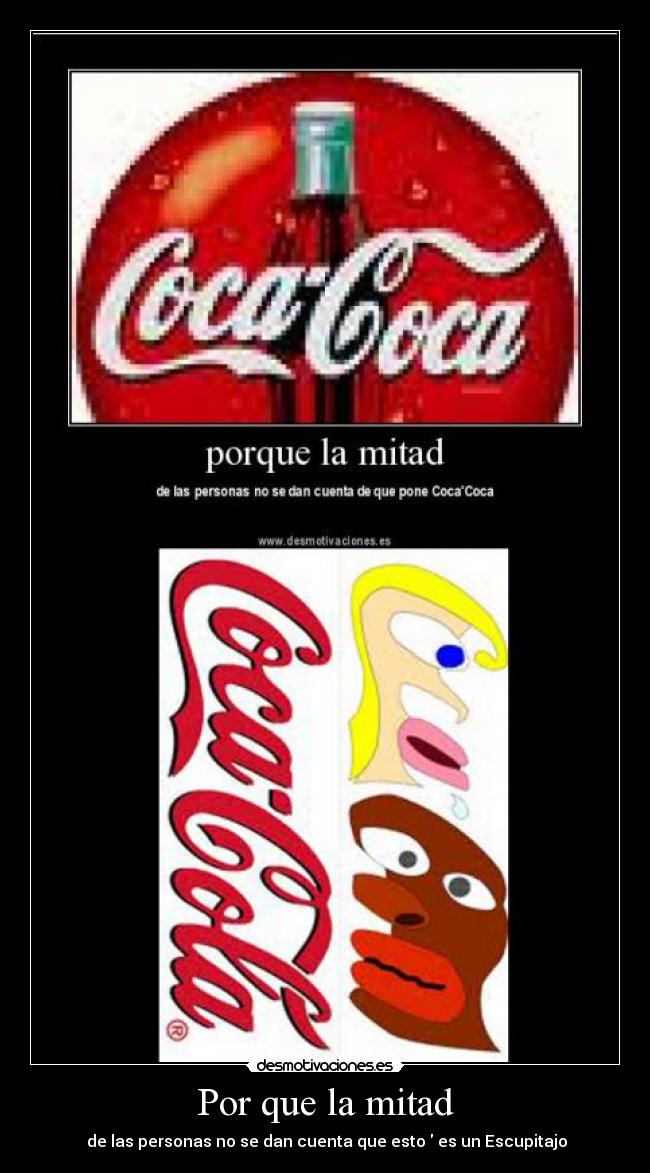 carteles mensaje subliminal coca cola desmotivaciones