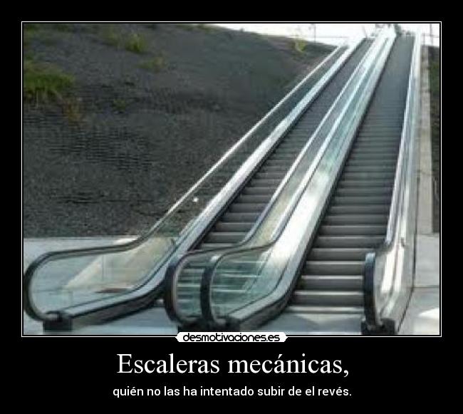 Escaleras mecánicas, - 