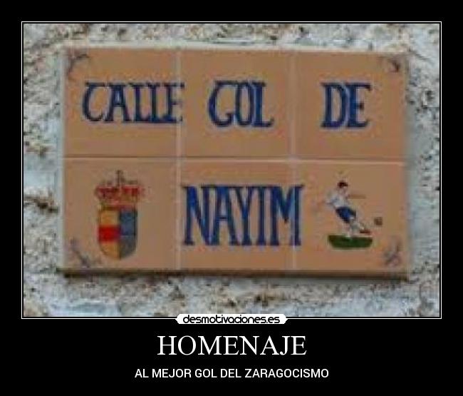 HOMENAJE -