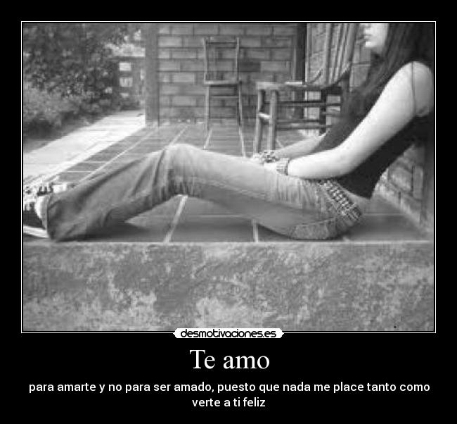 Te amo -