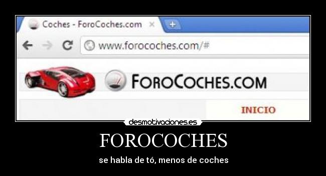 FOROCOCHES - se habla de tó, menos de coches