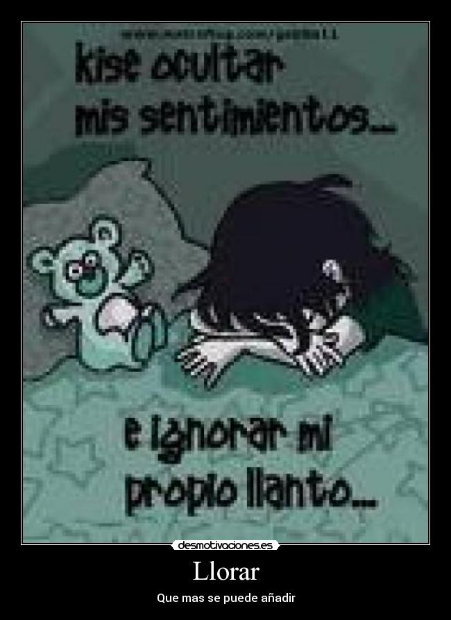 carteles llorar llorar desmotivaciones