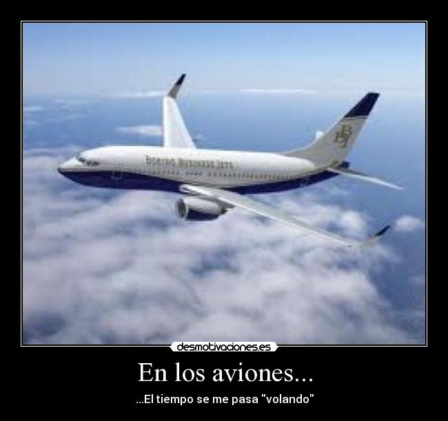 En los aviones... - 