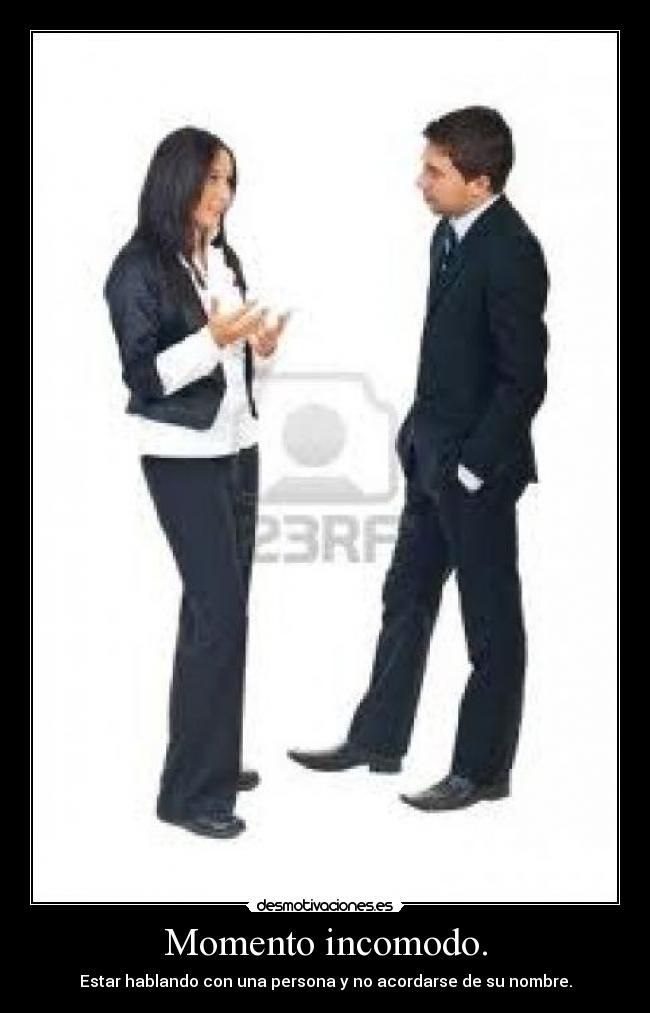 Momento incomodo. - 