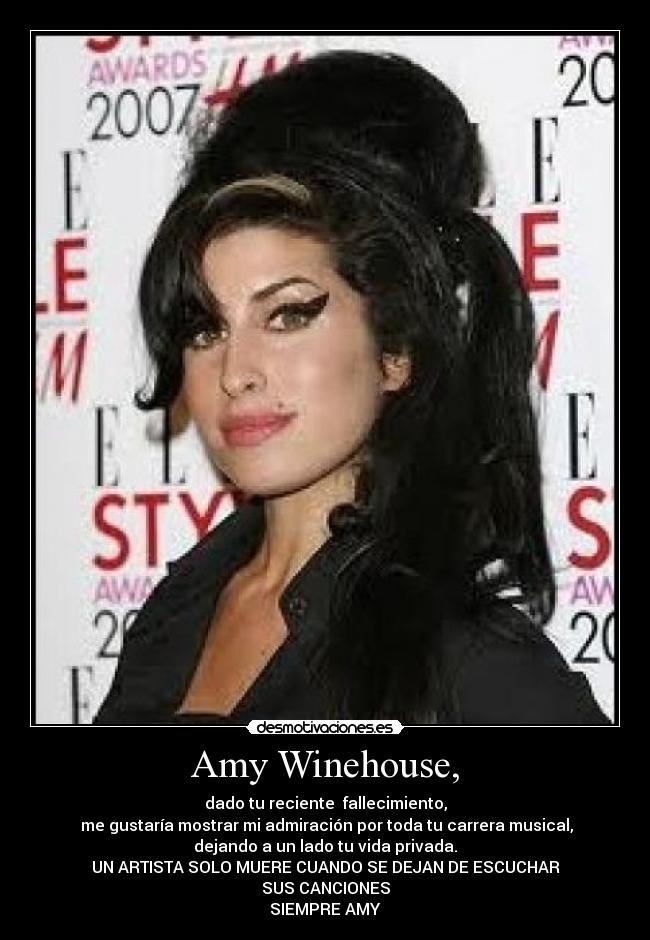 Amy Winehouse, -