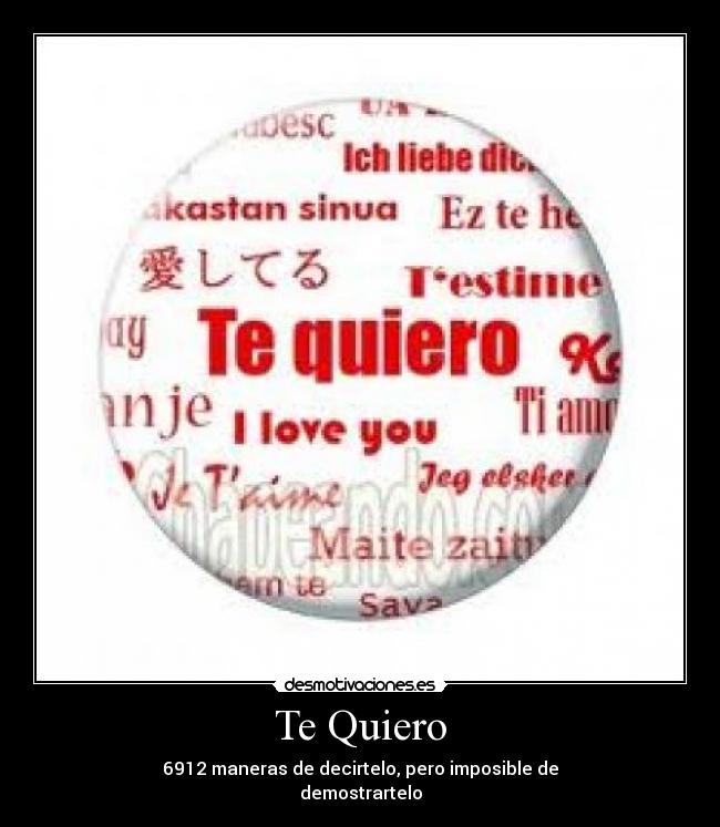 Te Quiero - 