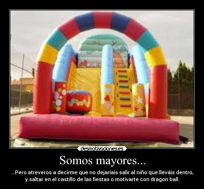 carteles ninno dentro castillo dragon ball desmotivaciones