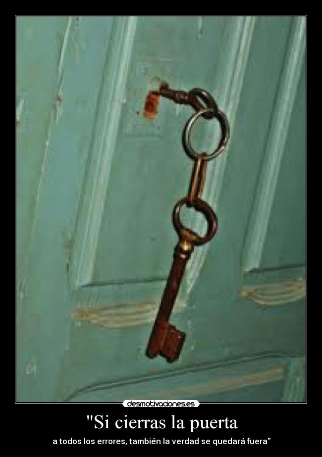 Si cierras la puerta - 