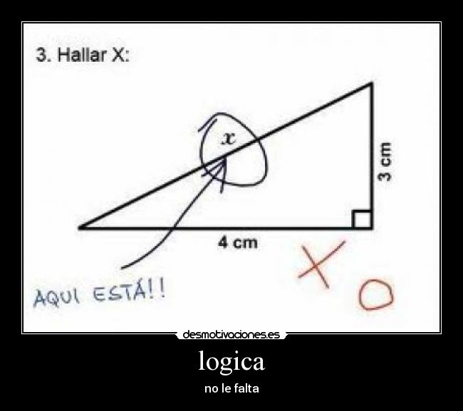 logica - no le falta