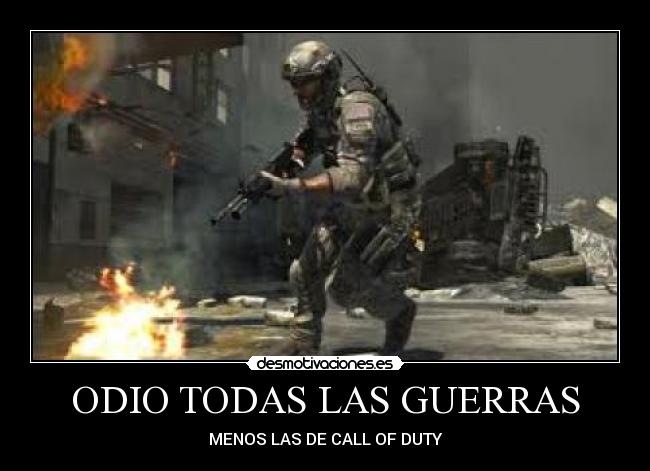 ODIO TODAS LAS GUERRAS - 